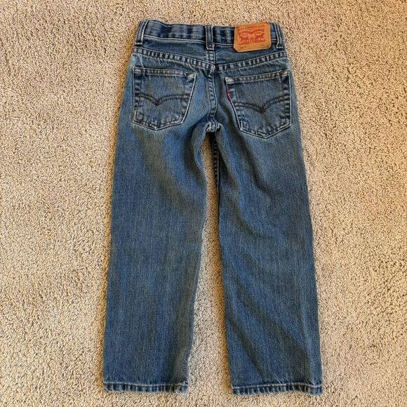 Vintage Levi’s 505 denim jeans kids size 6‎ slim adjustable waist - Picture 3 of 12